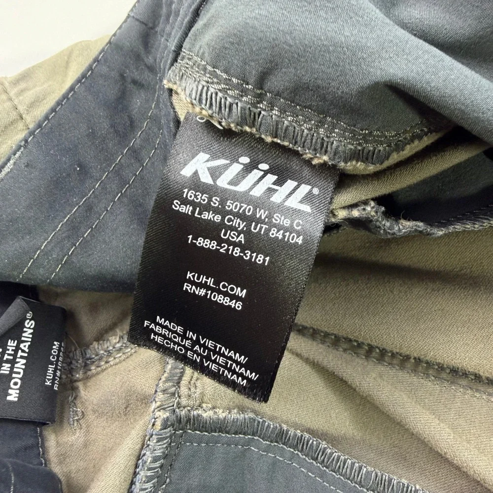 KUHL Renegade Shorts Mens 36 Brown Duralux Technical Hiking Outdoor Style 5205